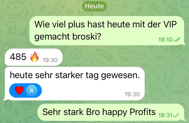 Mitglied: 485, heute sehr starker Tag